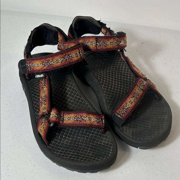 Teva Black and Multicolor Sandals - Picture 1 of 5
